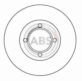 Гальмівний диск перед. Opel Astra F/Tigra -00 (256x19.9) A.B.S. A.B.S. 15750