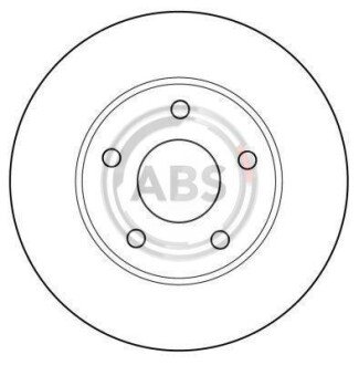 Гальмівний диск перед. Scorpio I 85-94 (260x24) A.B.S. A.B.S. 15788