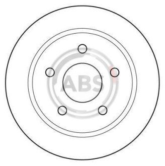 Гальмівний диск задн. Granada/Scorpio 91-95 A.B.S. A.B.S. 15802