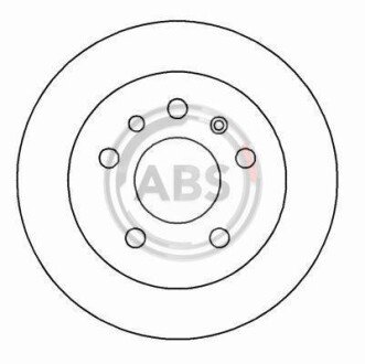 Гальмівний диск задн. Vectra/Omega/Omega/Senator/Carlton/Senator/Royale 78-05 A.B.S. A.B.S. 15818