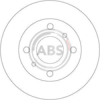 Гальмівний диск перед. 200SX/Almera/G Series/Primera (88-21) A.B.S. A.B.S. 16063