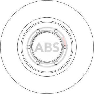 Гальмівний диск перед. Challenger/Colt/Galloper/L200/Liebao (96-21) A.B.S. A.B.S. 16168