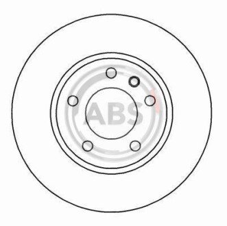 Гальмівний диск перед. Omega 94-01 A.B.S. A.B.S. 16263