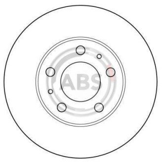 Гальмівний диск перед. Boxer/Ducato/Jumper (06-21) A.B.S. A.B.S. 16291