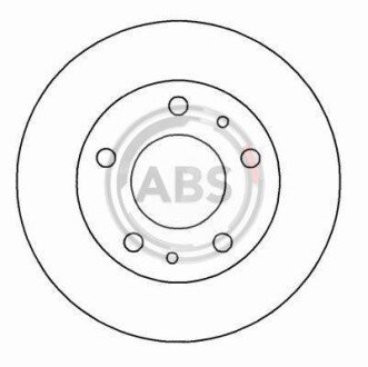 Гальмівний диск перед. Boxer/Ducato/Jumper (06-21) A.B.S. A.B.S. 16292