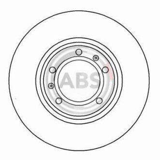 Гальмівний диск перед. E38 (94-02) A.B.S. A.B.S. 16331