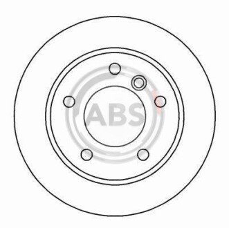 Гальмівний диск задн. E46/E36/3 Series/Atalanta 57S/55 89-07 A.B.S. A.B.S. 16339