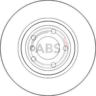 Гальмівний диск перед. E46/E85/E86 (99-08) A.B.S. A.B.S. 17025