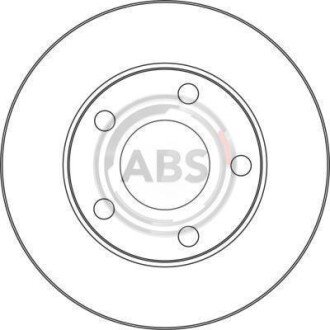 Гальмівний диск задн. A6 99-05 A.B.S. A.B.S. 17056