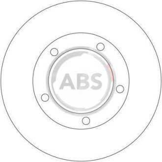 Гальмівний диск пер. Prado/Land Cruiser/Macho/LX/Land Cruiser 98-08 A.B.S. A.B.S. 17189