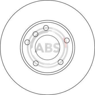 Гальмівний диск пер. E39 96-04 A.B.S. A.B.S. 17335