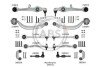 К-кт важелів перед.підвіски Audi A6/Superb/Passat B5 (з тонким пальцем) A.B.S. 219902
