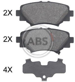 Гальмівні колодки зад. Mazda 3 16- A.B.S. A.B.S. 35032