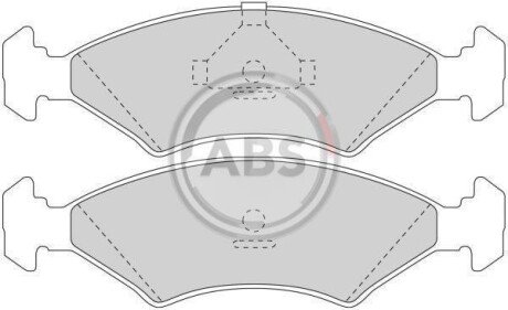 Гальмівні колодки 208/308/328/Cerbera/Chimaera (82-02) A.B.S. A.B.S. 36446