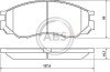 Гальмівні колодки пер. L200/Strakar/L400/Space Gear 94-07 A.B.S. A.B.S. 36925 (фото 1)