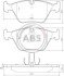 Гальмівні колодки пер. BMW 3(E46) 99-07/X3(E83) 03-11 (ATE) A.B.S. A.B.S. 37374 (фото 1)