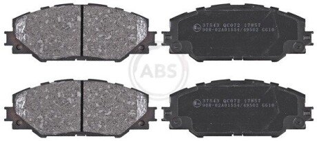 Колодка гальм. TOYOTA Rav 4 передн. (ABS) A.B.S. A.B.S. 37543