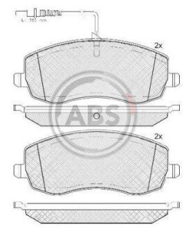 Гальмівні колодки пер. С8 06- A.B.S. A.B.S. 37734
