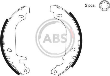 Гальмівні колодки зад. Clio/Rapid/Twingo (81-07) A.B.S. A.B.S. 8135