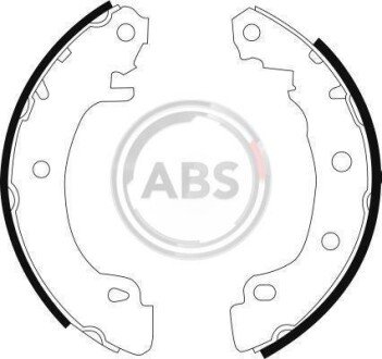 Гальмівні колодки зад. Renault Megane I 96-03,III 08- (Bendix) A.B.S. A.B.S. 8988