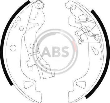 Гальмівні колодки зад. Fiat Punto 99-12 (AP) A.B.S. A.B.S. 9075