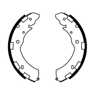 Гальмівні колодки, барабанні ABE C05060ABE