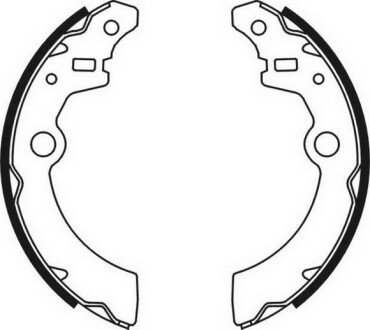 Гальмівні колодки, барабанні ABE C08021ABE