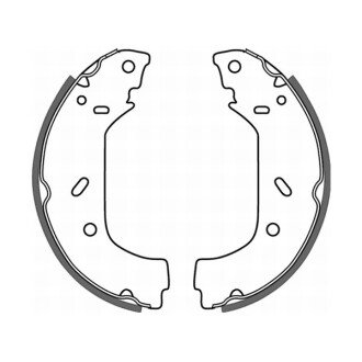Гальмівні колодки, барабанні ABE C0P015ABE