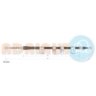 Трос ручного гальма ADRIAUTO 06.0203