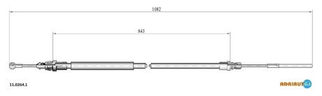 Трос зупиночних гальм ADRIAUTO 11.0264.1
