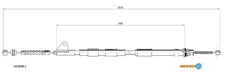 Тросик ADRIAUTO 52.0218.1