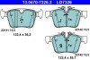 Комплект гальмівних колодок з 4 шт. дисків ATE 13.0470-7326.2 (фото 1)