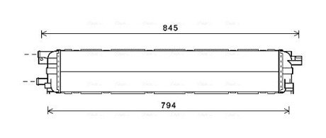 Радіатор, система охолодження двигуна AVA AVA COOLING AI2366