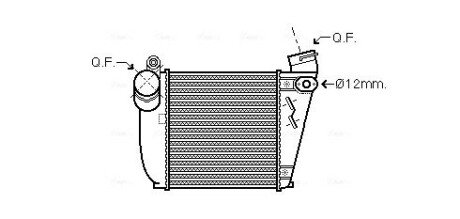 Охолоджувач наддувального повітря AVA AVA COOLING AIA4354