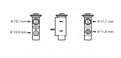 Розширювальний клапан AVA AVA COOLING BW1238