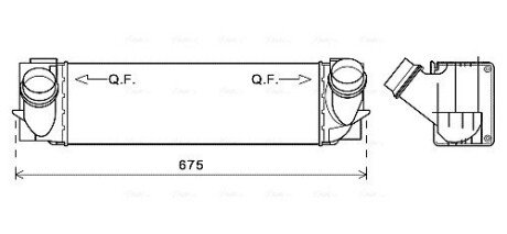 Охолоджувач наддувального повітря AVA AVA COOLING BW4457