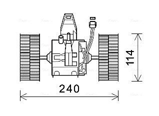 Компресор салону AVA AVA COOLING BW8491