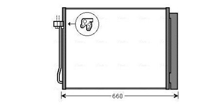 Радіатор кодиціонера AVA AVA COOLING BWA5377D