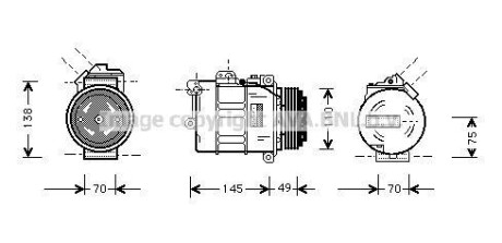 Компресор AVA AVA COOLING BWAK237