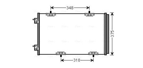 Радіатор кодиціонера AVA AVA COOLING CN5290D