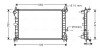 Радіатор охолодження двигуна Ford Focus I (98-04) MT/AT AVA AVA COOLING FD2379 (фото 1)