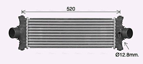 Охолоджувач наддувального повітря AVA AVA COOLING FD4677