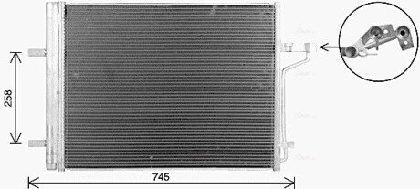 Радіатор кодиціонера AVA AVA COOLING FD5694D