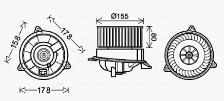 Компресор салону AVA AVA COOLING FD8495