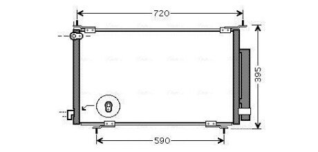 Радіатор кодиціонера AVA AVA COOLING HD5201D