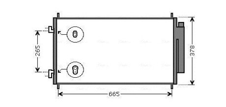 Радіатор кондиціонера Honda CR-V 2,0-2,4i 2,2-CTDI 07> Denso ver. AVA AVA COOLING HD5214D