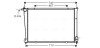 Радіатор, Система охолодження двигуна AVA AVA COOLING HYA2148 (фото 1)