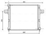 Радіатор, Система охолодження двигуна AVA AVA COOLING JEA2064 (фото 1)