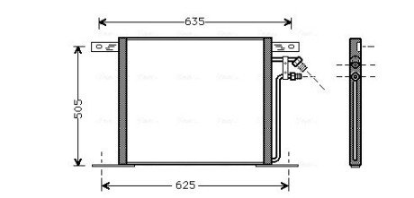 Радіатор кодиціонера AVA AVA COOLING MS5220