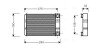 Радіатор обігрівача салону MB C203 00>07 AVA AVA COOLING MSA6312 (фото 1)